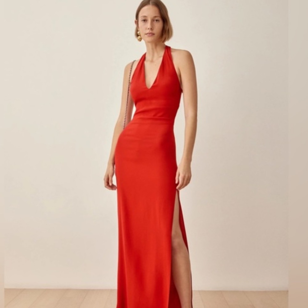 Reformation Red Maxi Dress